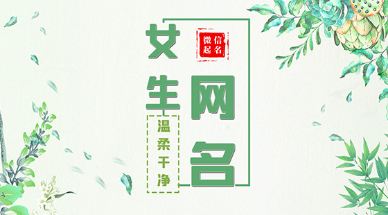溫柔干凈的網(wǎng)名女生