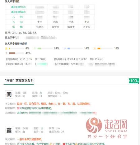 公司名字測分打分免費(fèi)測試