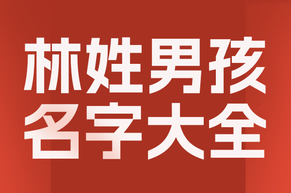 起名網(wǎng)林姓男孩名字大全介